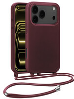 LUQ LUQ iPhone 17 Pro Max Hoesje met Koord - Aubergine