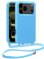 LUQ LUQ iPhone 17 Pro Max Hoesje met Koord - Lichtblauw