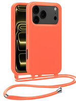 LUQ LUQ iPhone 17 Pro Max Hoesje met Koord - Papaya