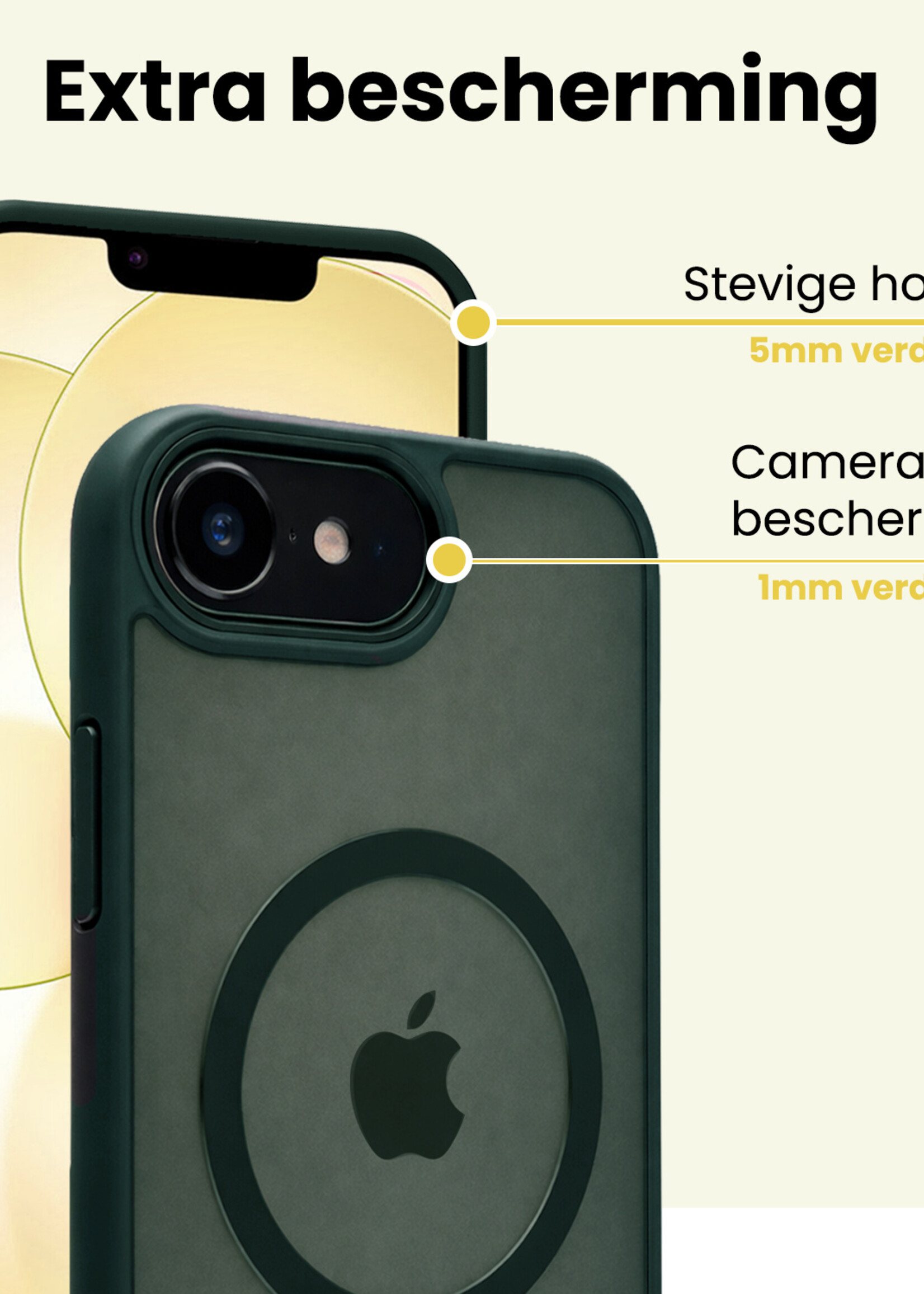 LUQ LUQ iPhone 17e Magsafe Hoesje - Donkergroen