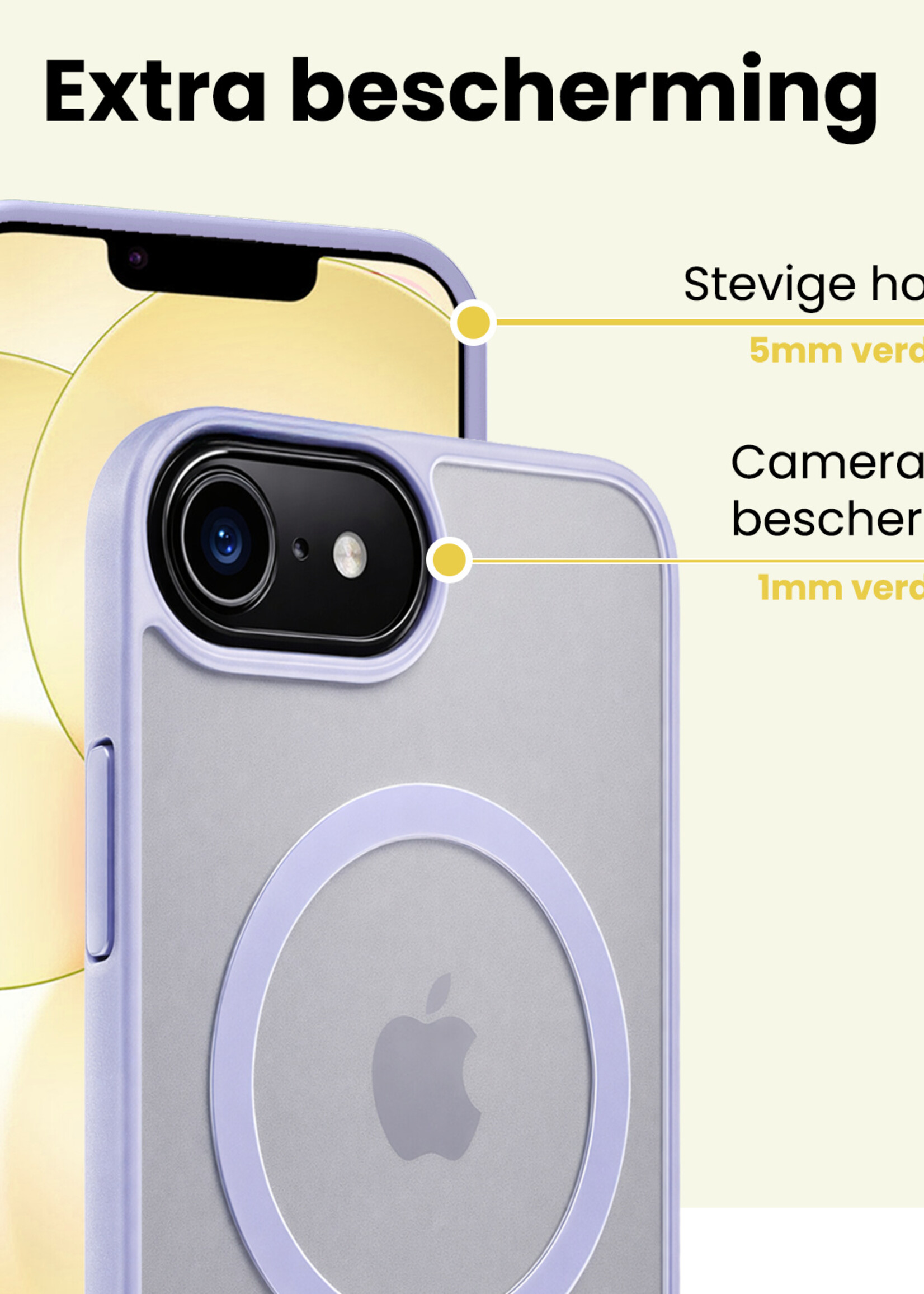 LUQ LUQ iPhone 17e Magsafe Hoesje - Lila