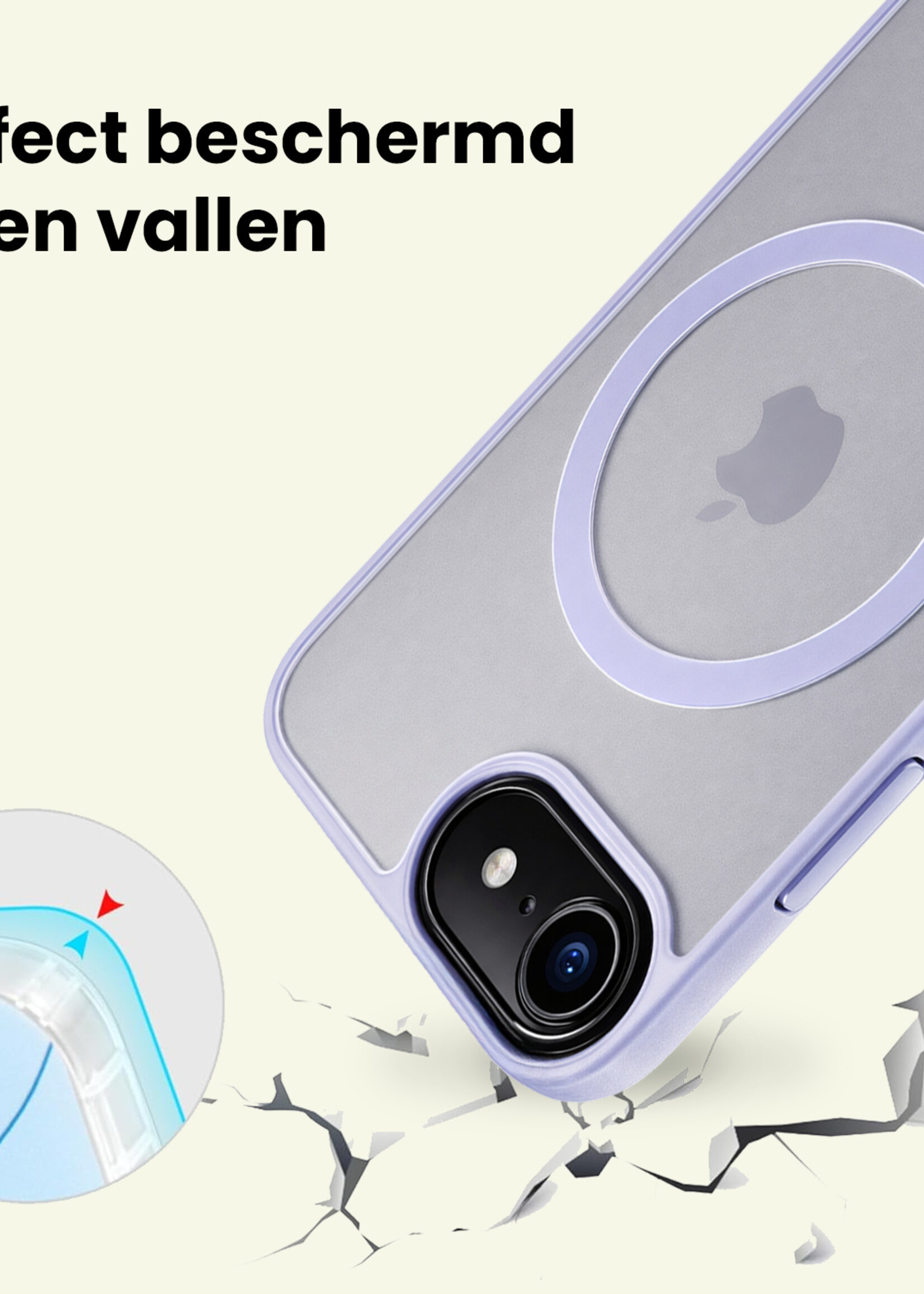 LUQ LUQ iPhone 17e Magsafe Hoesje - Lila