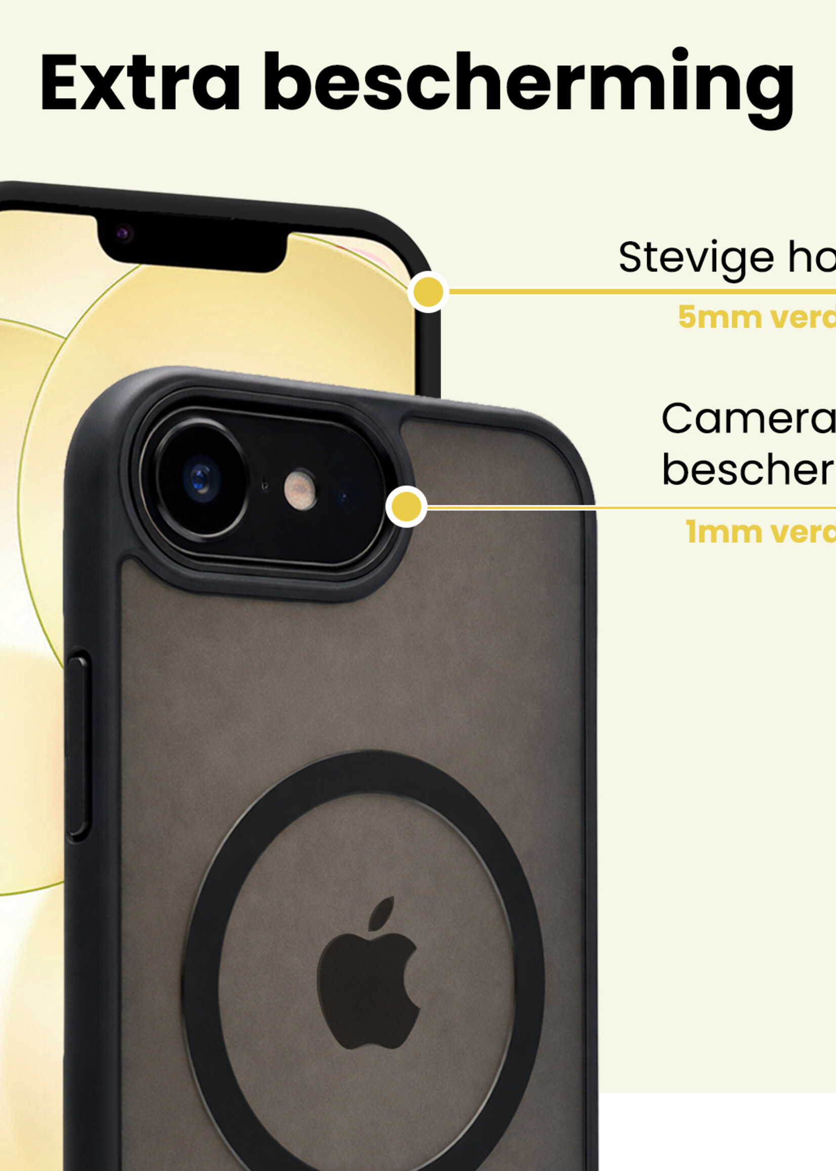 LUQ LUQ iPhone 17e Magsafe Hoesje - Zwart