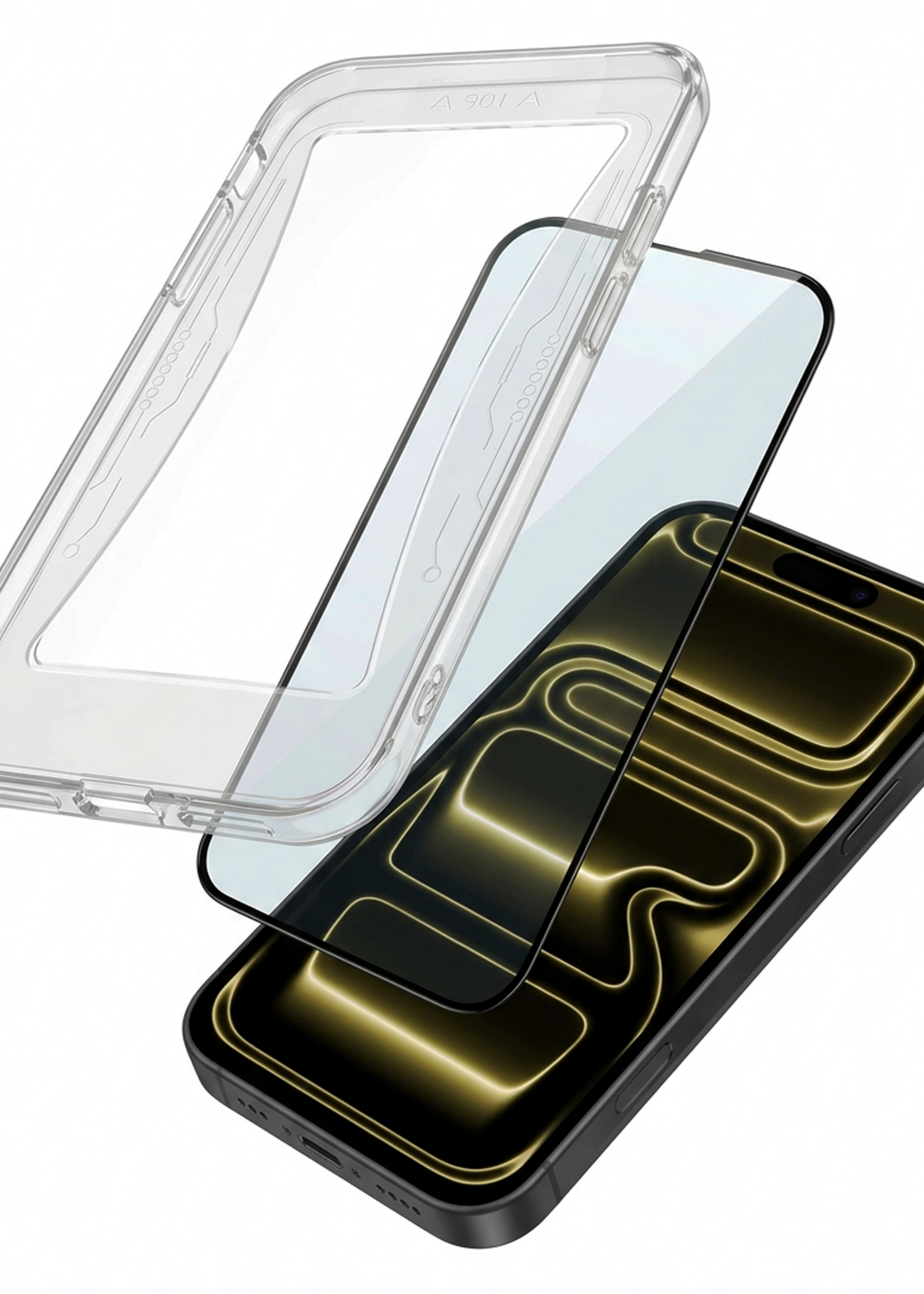 LUQ LUQ iPhone 17 Pro Max Hybrid Screenprotector