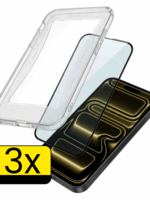 LUQ LUQ iPhone 17 Pro Hybrid Screenprotector - 3 PACK
