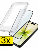 LUQ LUQ iPhone 17 Hybrid Screenprotector - 3 PACK