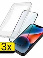 LUQ LUQ iPhone 14 Pro Hybrid Screenprotector - 3 PACK