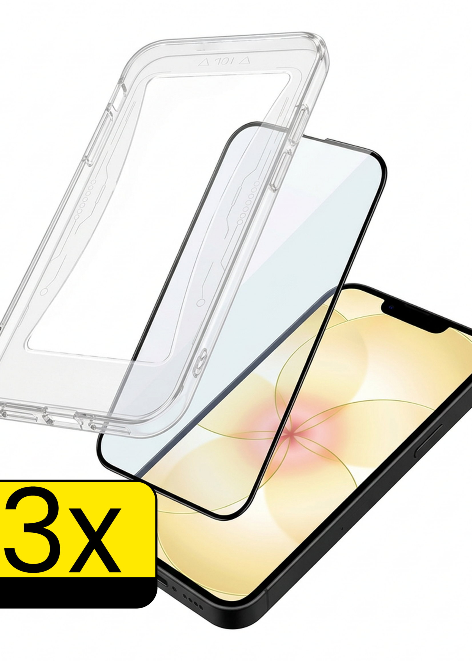 LUQ LUQ iPhone 17e Hybrid Screenprotector - 3 PACK