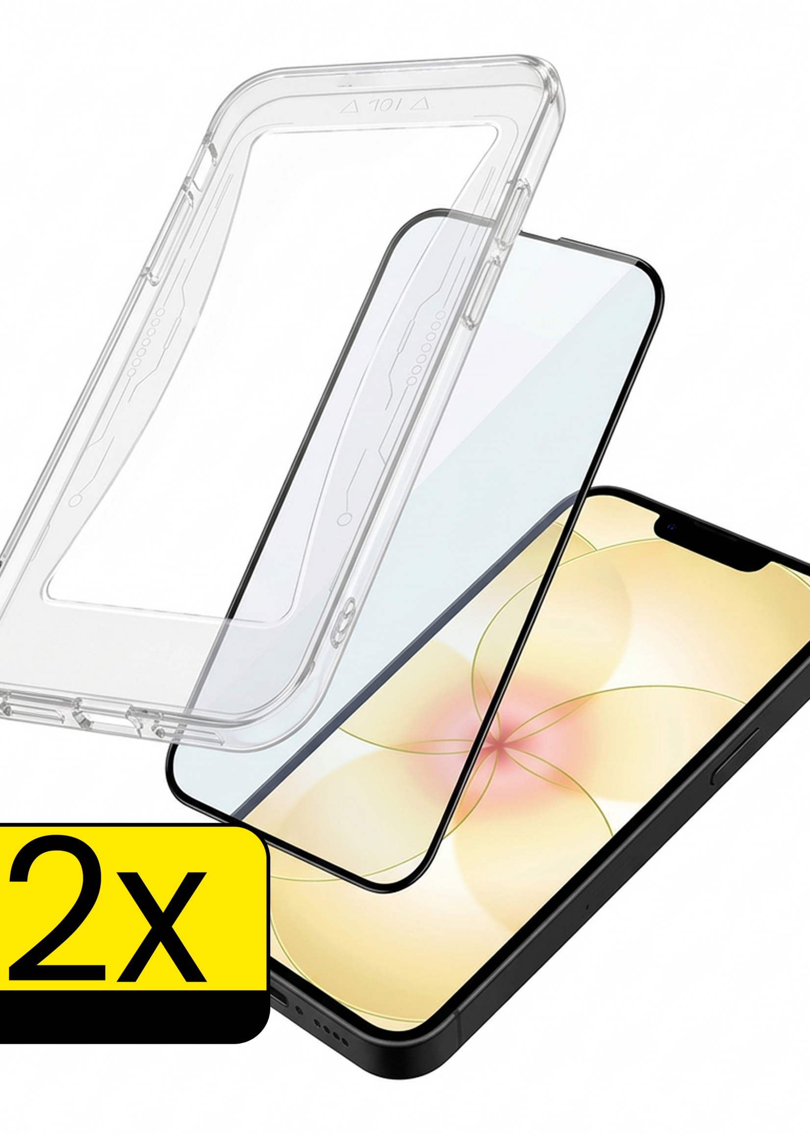 LUQ LUQ iPhone 17e Hybrid Screenprotector - 2 PACK