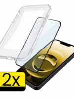 LUQ LUQ iPhone 16E Hybrid Screenprotector - 2 PACK