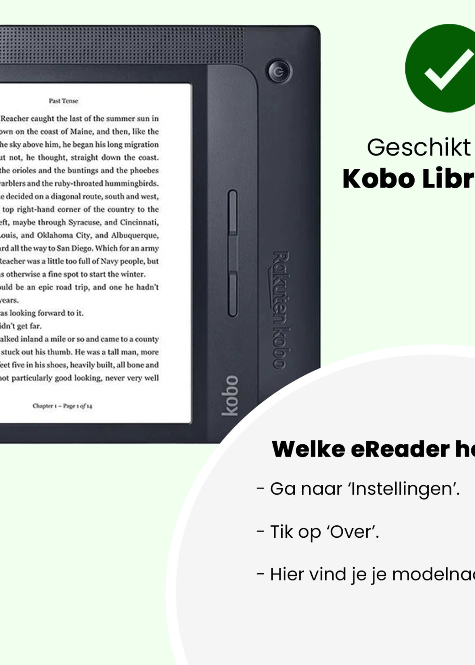 LUQ LUQ Kobo Libra H2O Schermfolie - 2 stuks