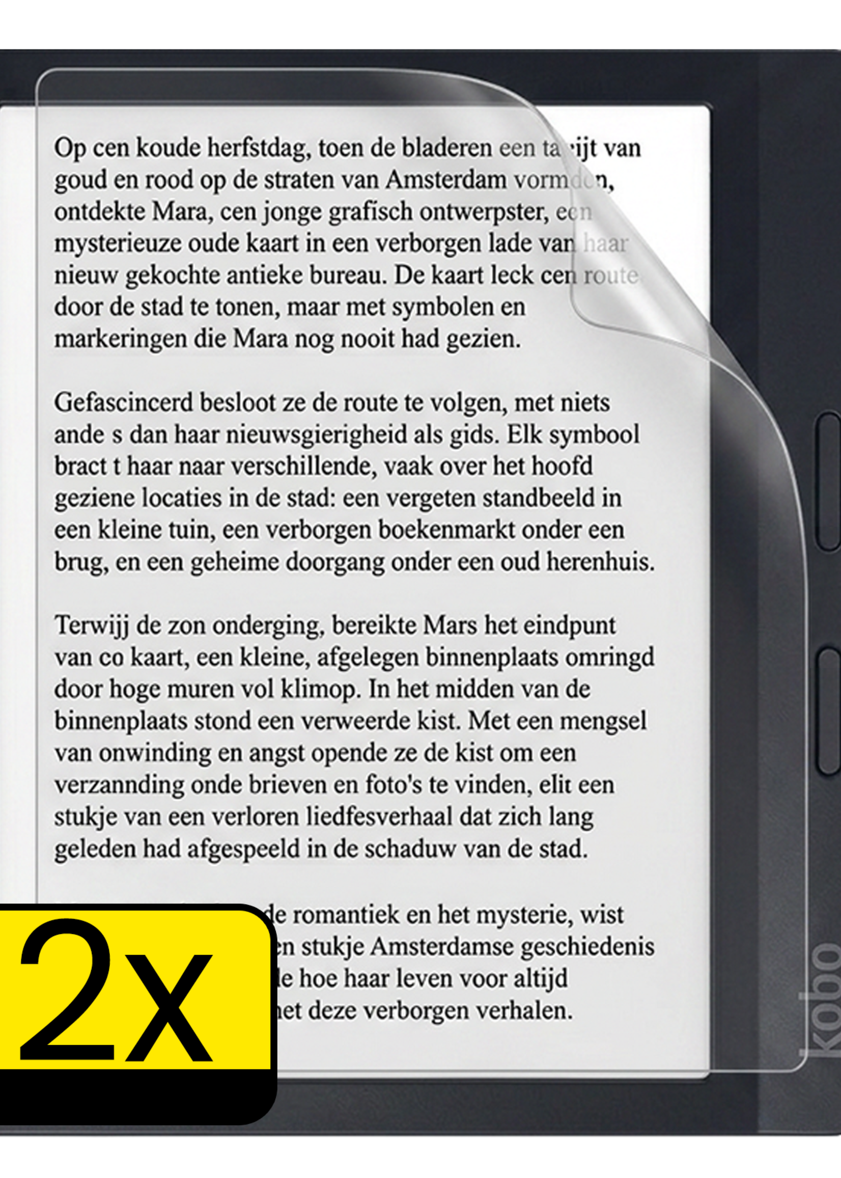 LUQ LUQ Kobo Sage Schermfolie - 2 stuks