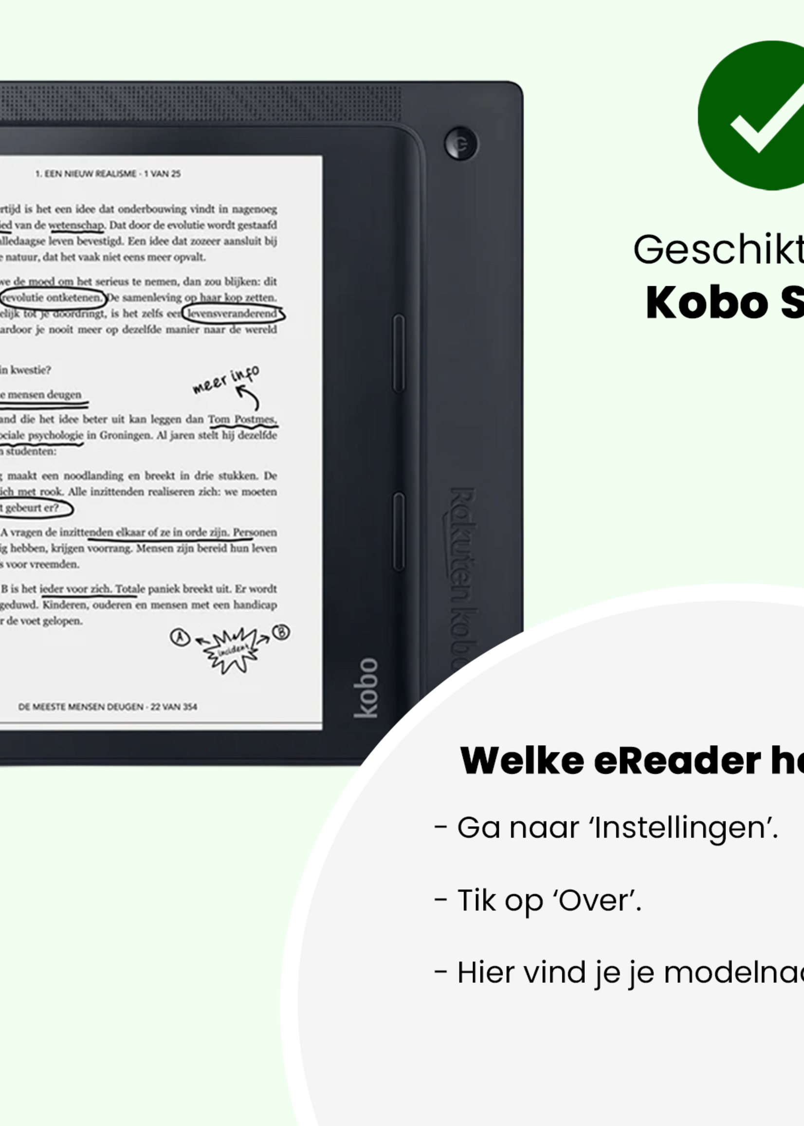 LUQ LUQ Kobo Sage Schermfolie - 2 stuks