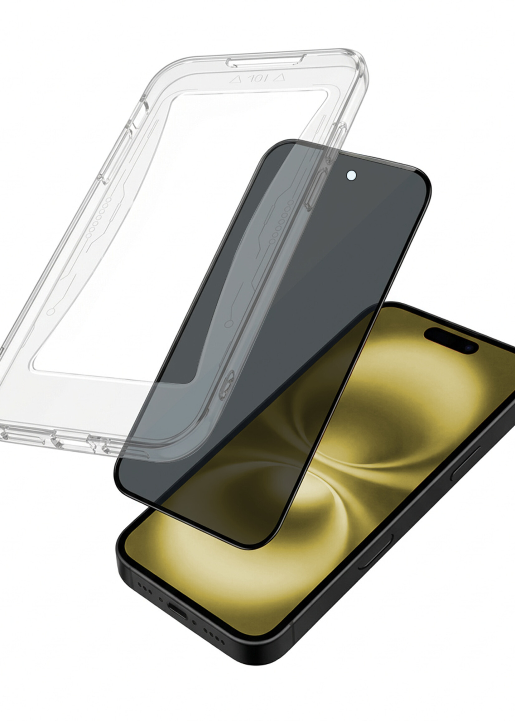 LUQ LUQ iPhone 16 Plus Hybrid Privacy Screenprotector