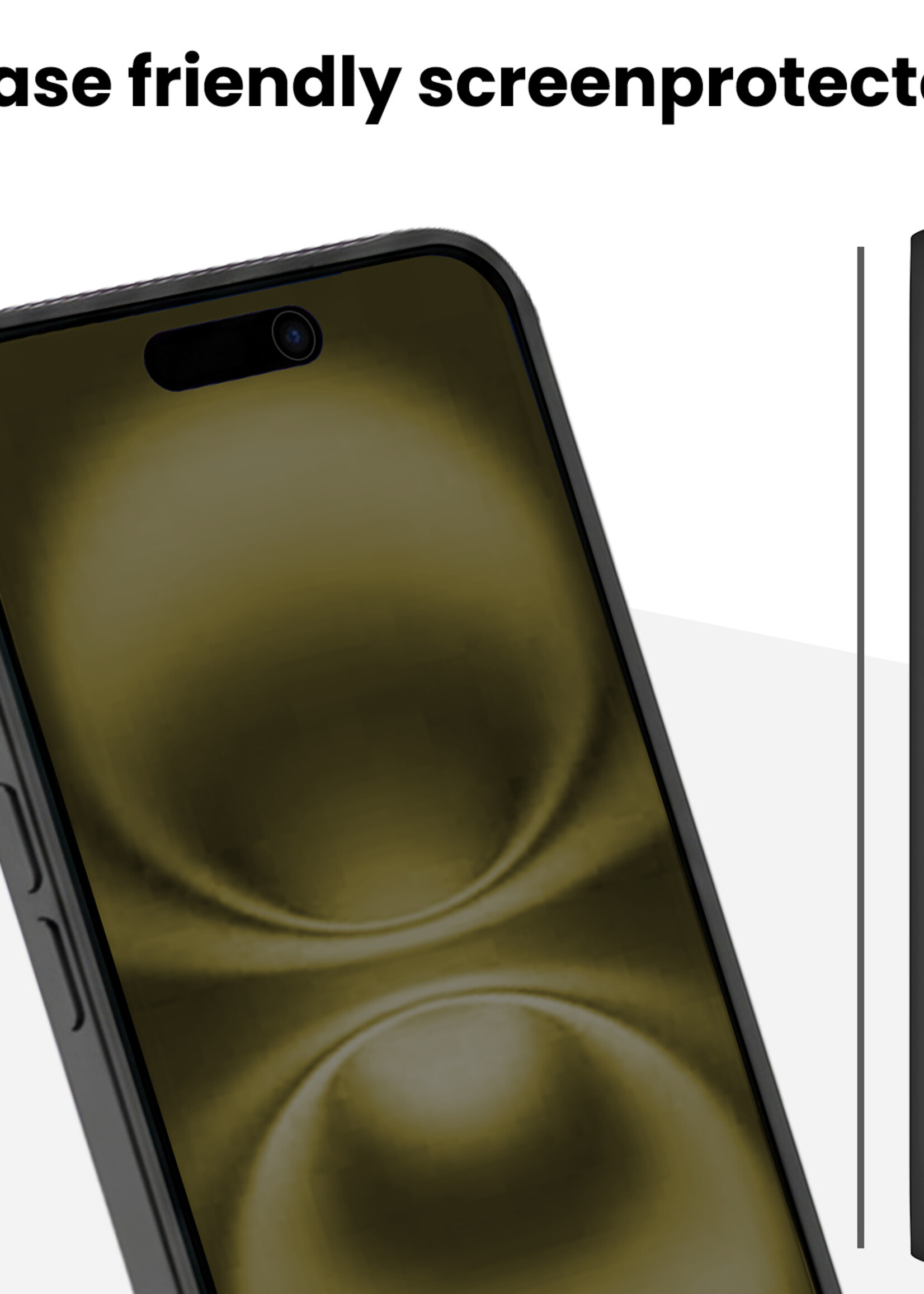 LUQ LUQ iPhone 16 Plus Hybrid Privacy Screenprotector