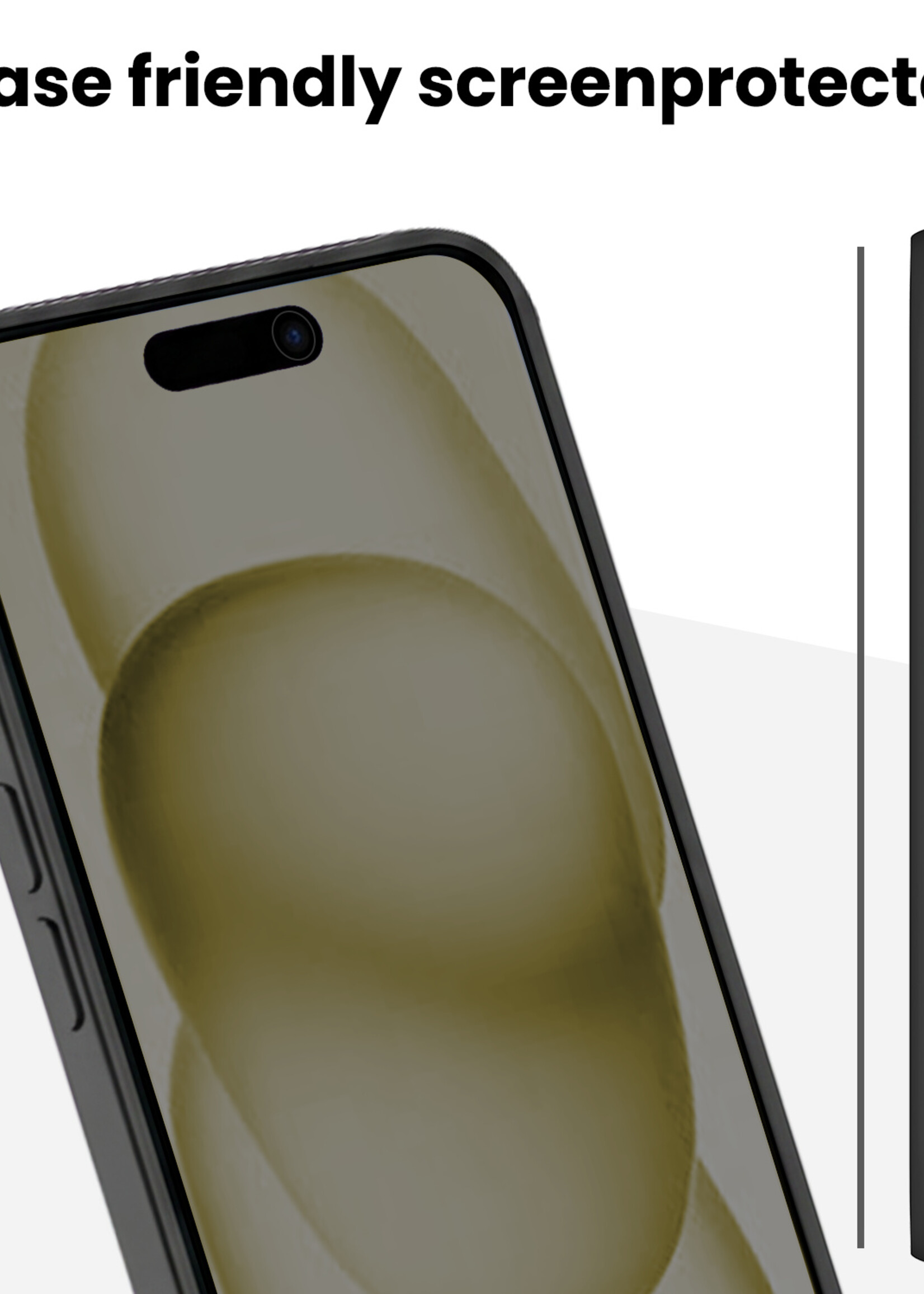 LUQ LUQ iPhone 15 Hybrid Privacy Screenprotector