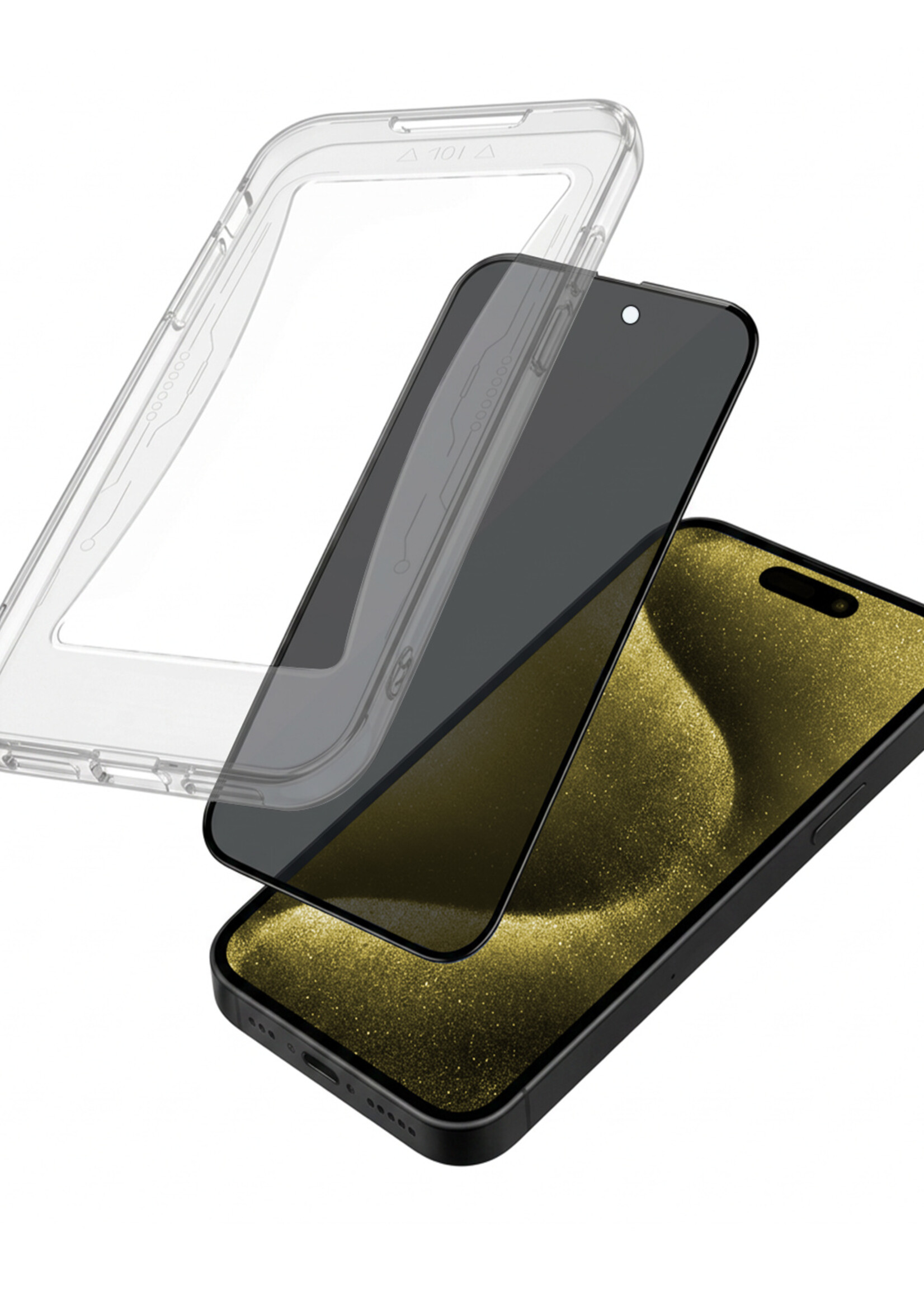 LUQ LUQ iPhone 15 Pro Max Hybrid Privacy Screenprotector