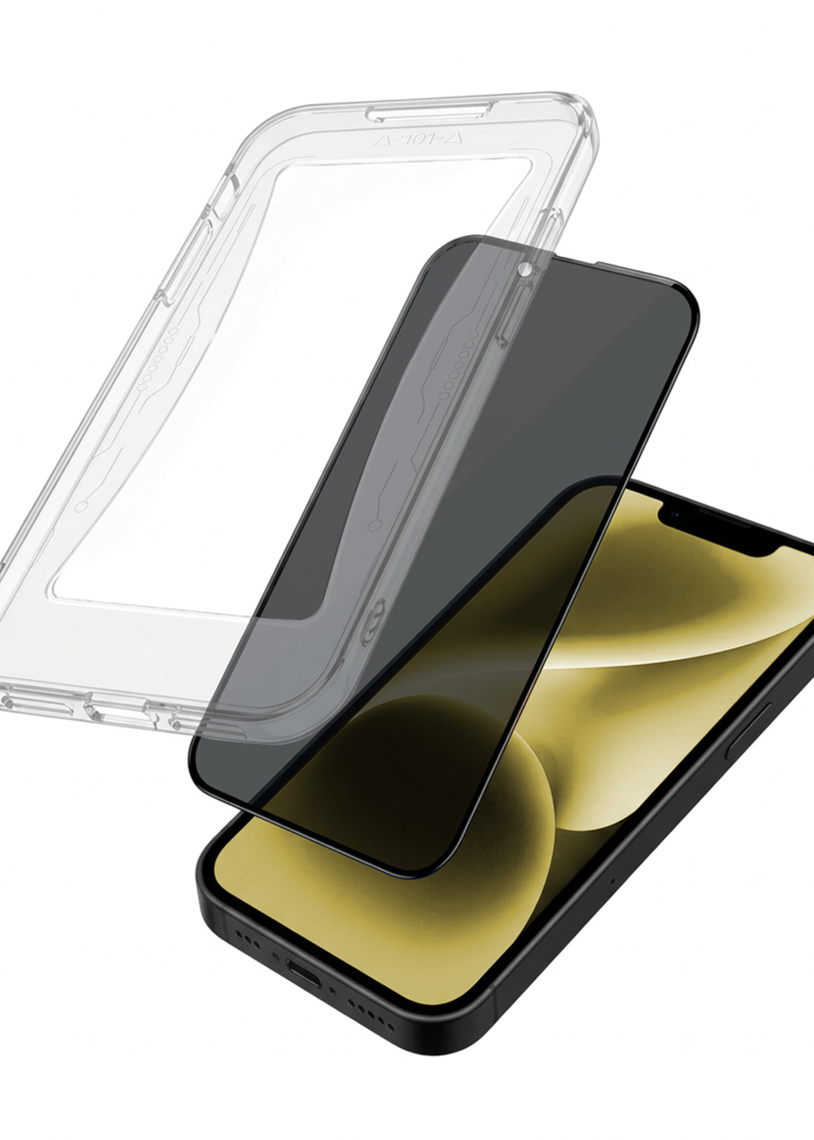 LUQ LUQ iPhone 14 Hybrid Privacy Screenprotector