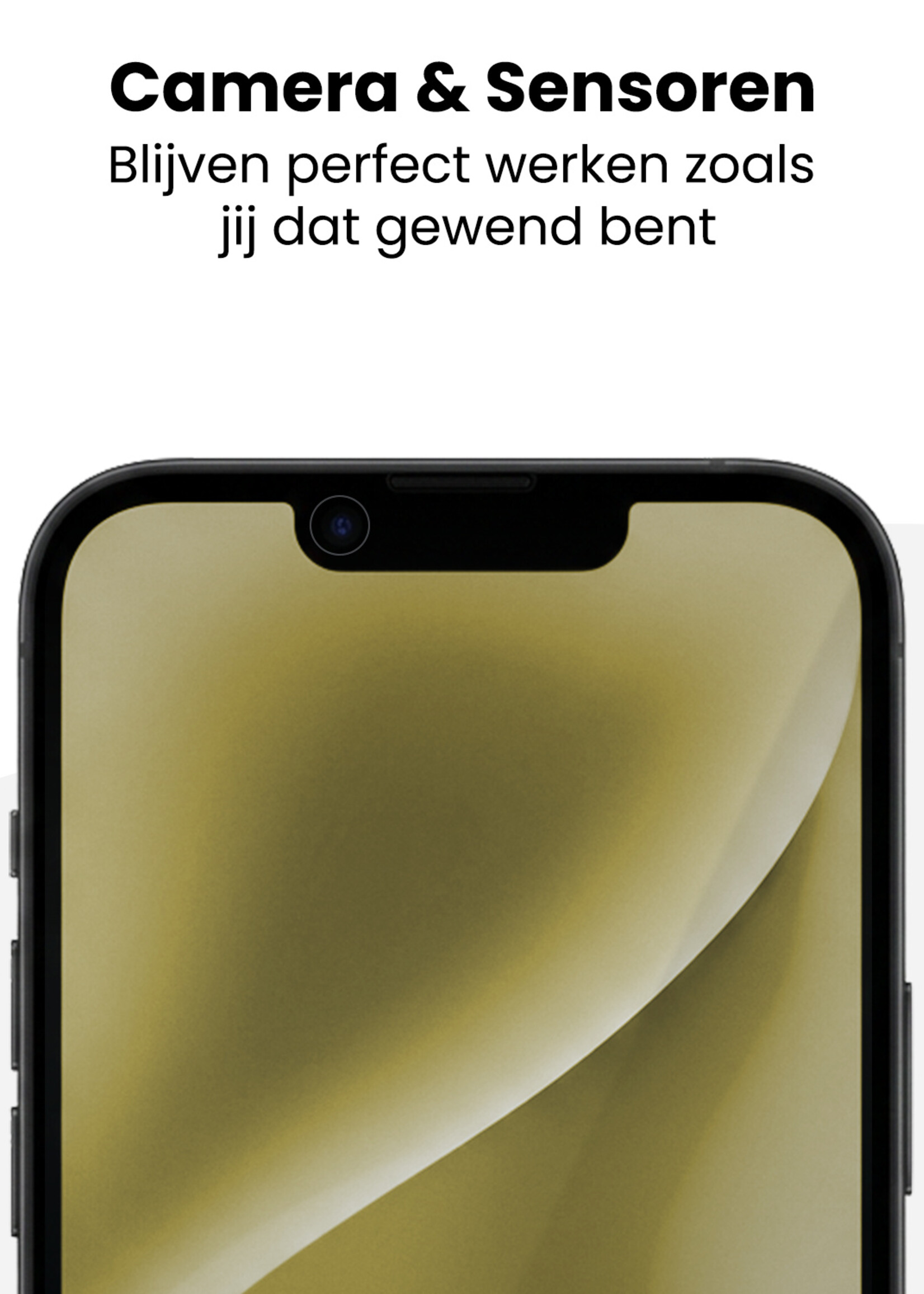LUQ LUQ iPhone 14 Plus Hybrid Privacy Screenprotector