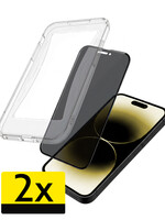 LUQ LUQ iPhone 14 Pro Hybrid Privacy Screenprotector - 2 PACK