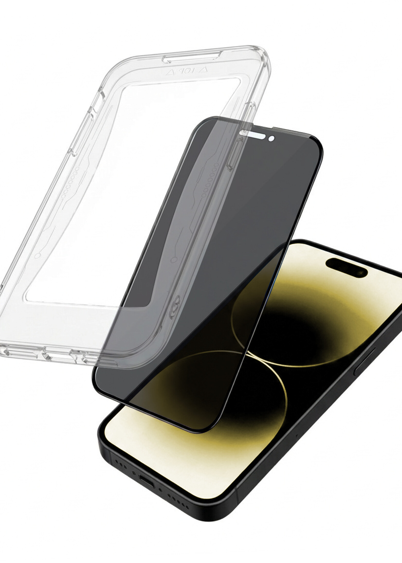 LUQ LUQ iPhone 14 Pro Max Hybrid Privacy Screenprotector