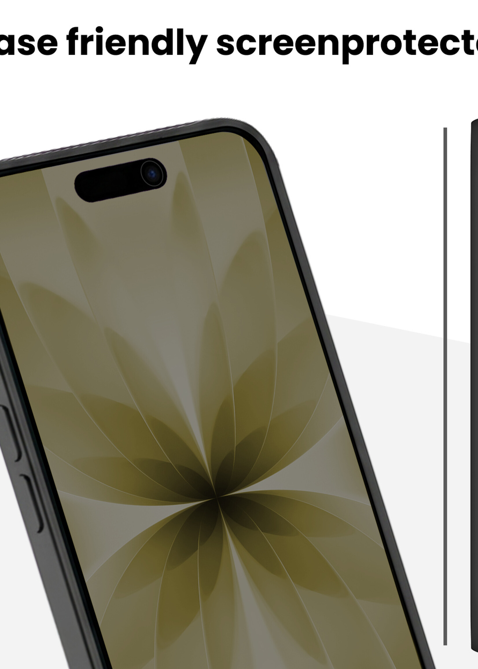 LUQ LUQ iPhone 17 Hybrid Privacy Screenprotector - 3 PACK