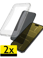 LUQ LUQ iPhone Air Hybrid Privacy Screenprotector - 2 PACK