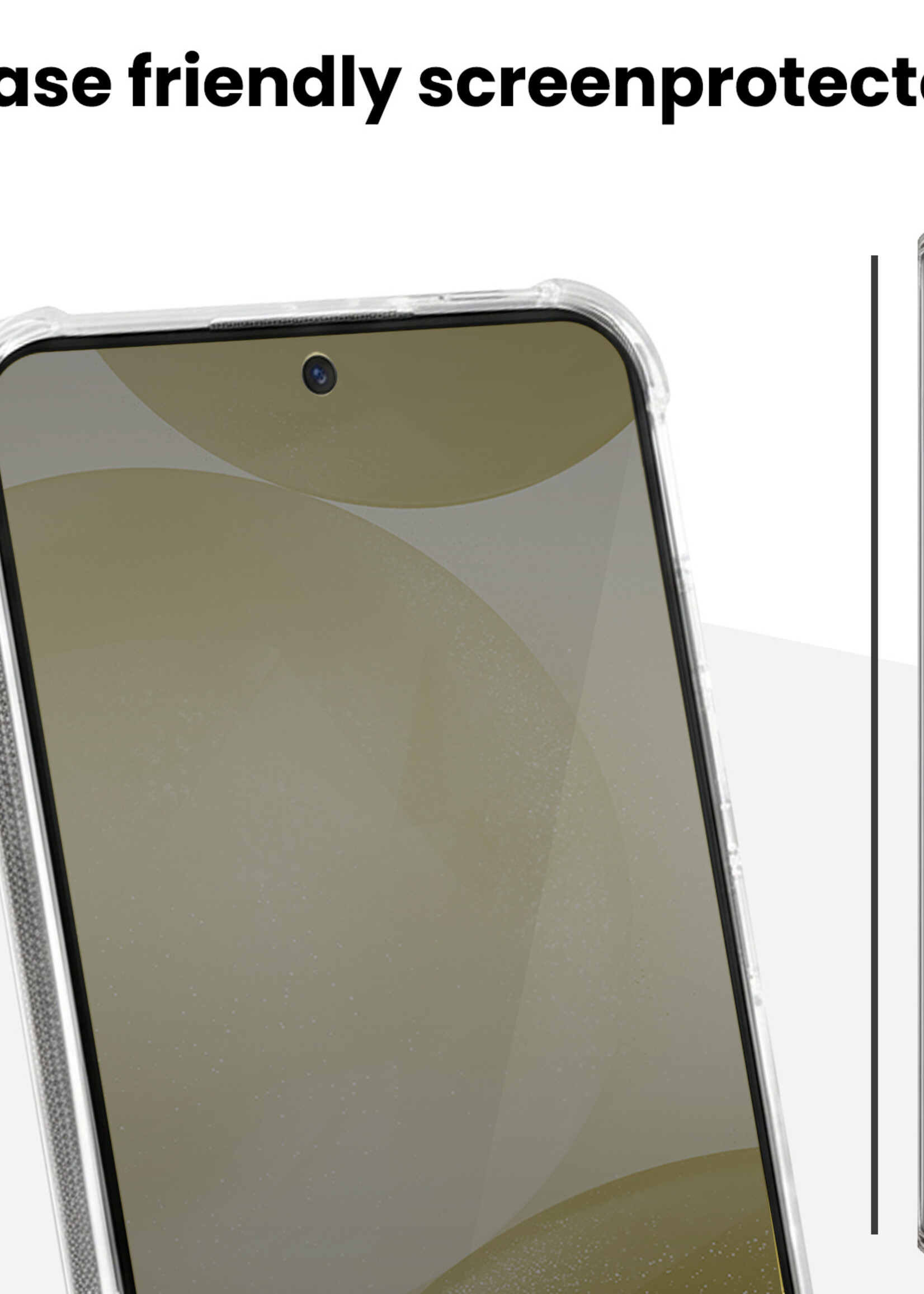 LUQ LUQ Samsung Galaxy S24 Hybrid Privacy Screenprotector - 2 PACK