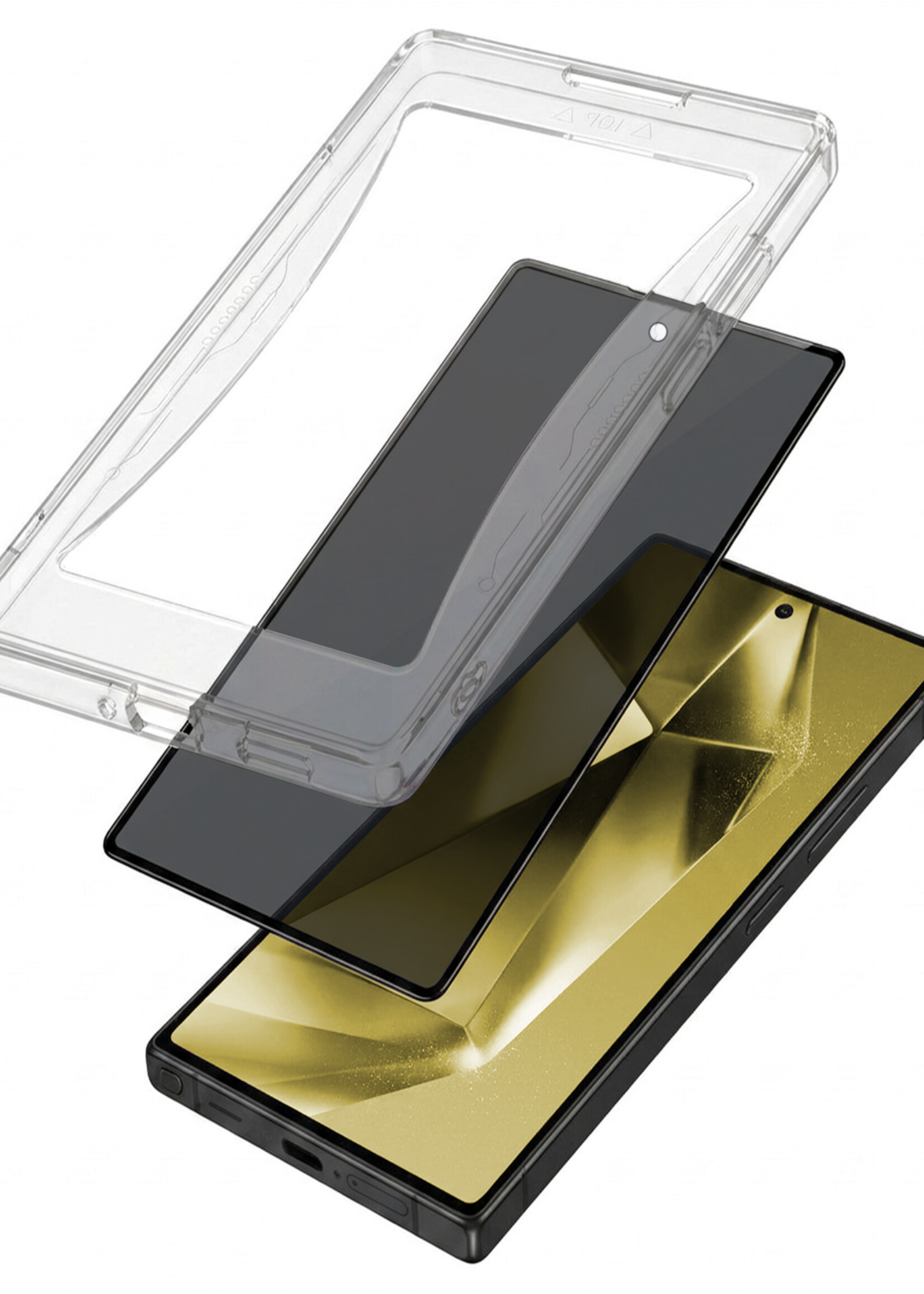 LUQ LUQ Samsung Galaxy S24 Ultra Hybrid Privacy Screenprotector