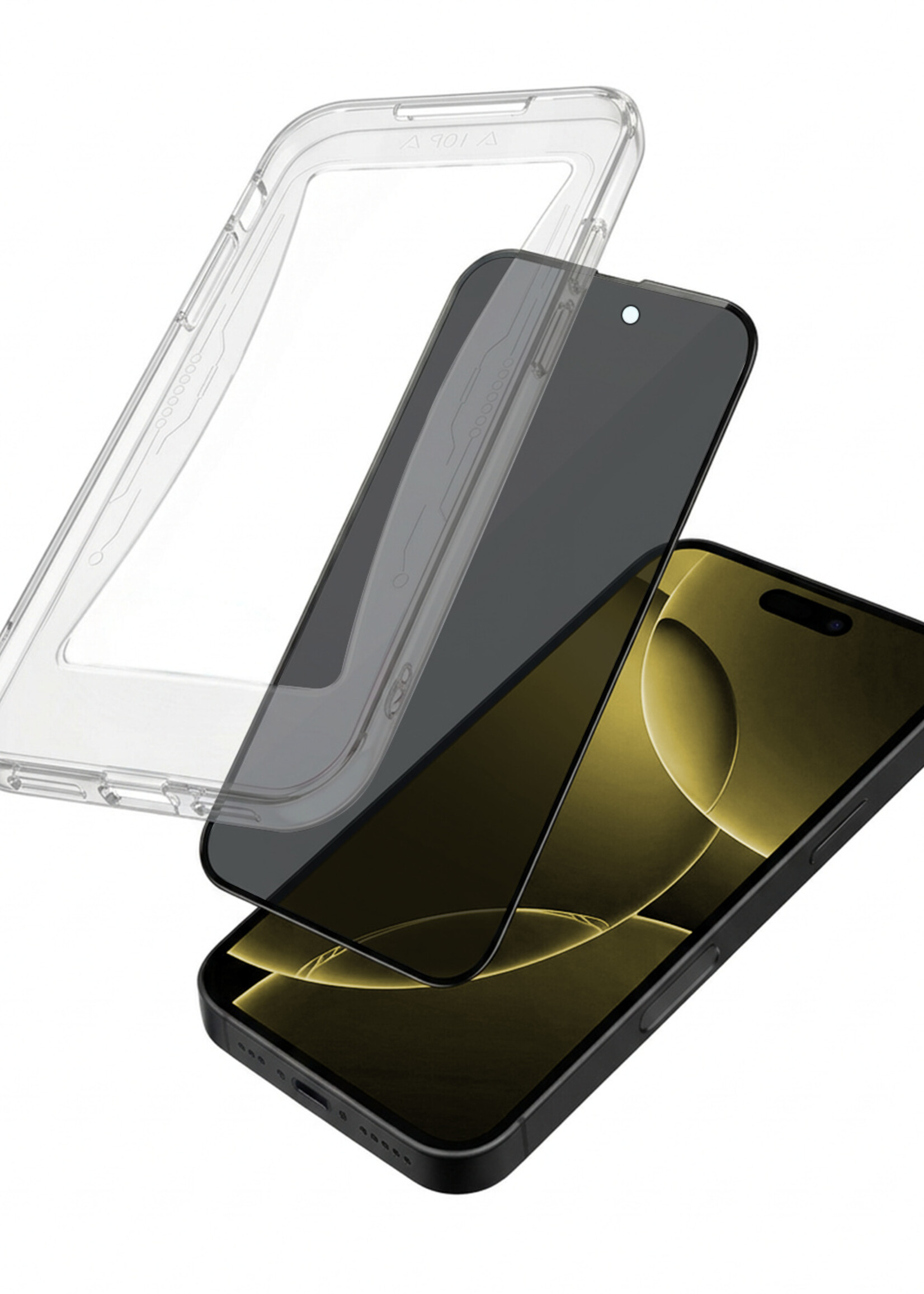 LUQ LUQ iPhone 16 Pro Max Hybrid Privacy Screenprotector