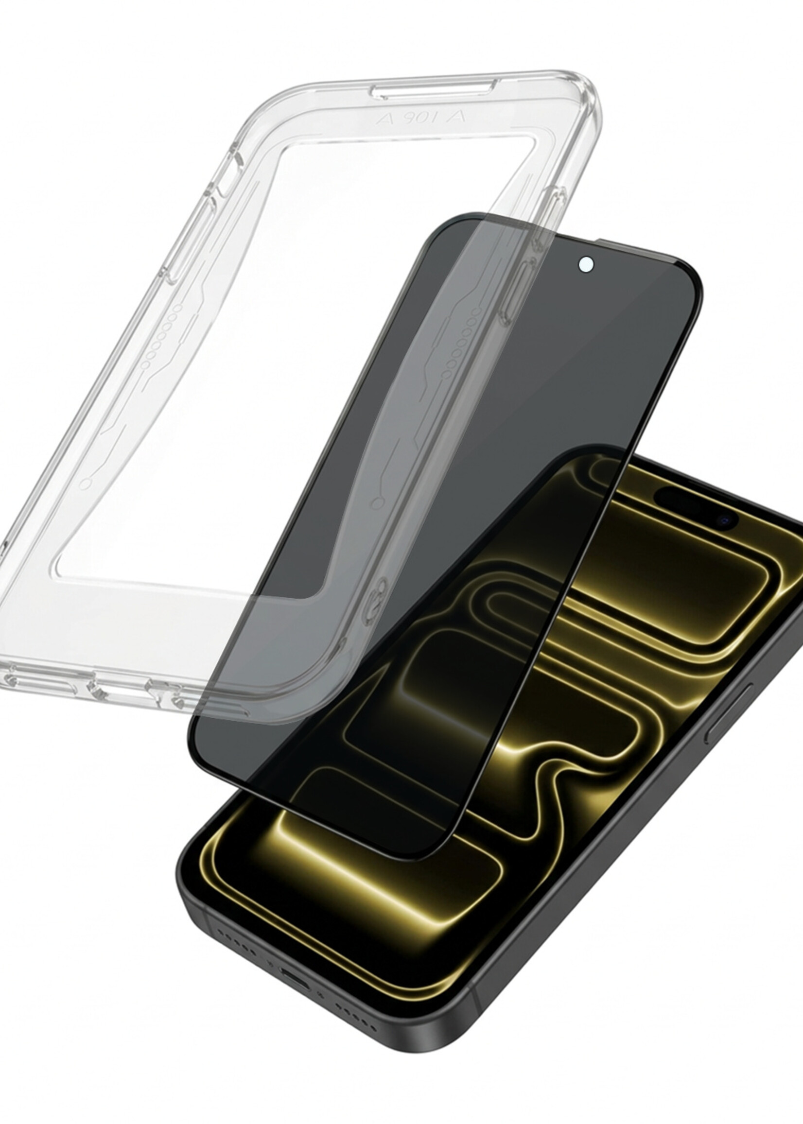 LUQ LUQ iPhone 17 Pro Max Hybrid Privacy Screenprotector