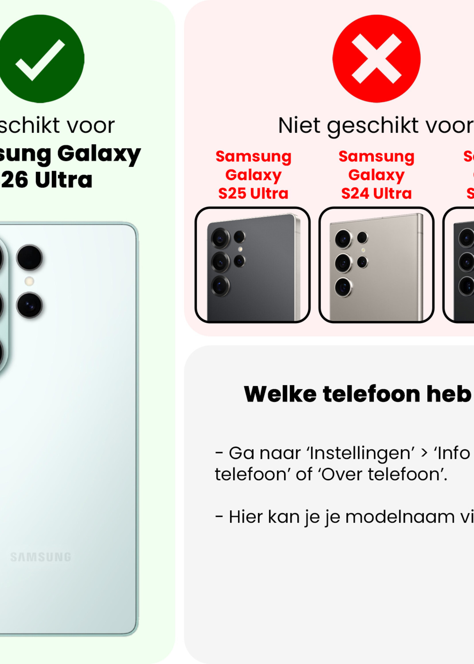 LUQ LUQ Samsung Galaxy S25 Ultra Hybrid Privacy Screenprotector