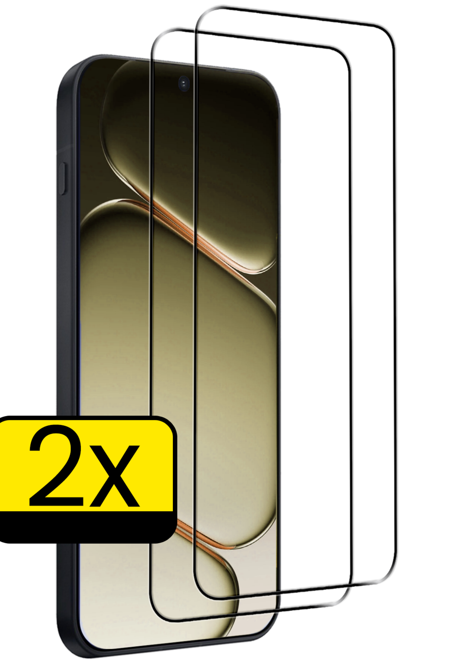 LUQ LUQ OnePlus Nord CE6 Screenprotector Glas  Full Cover - 2 PACK