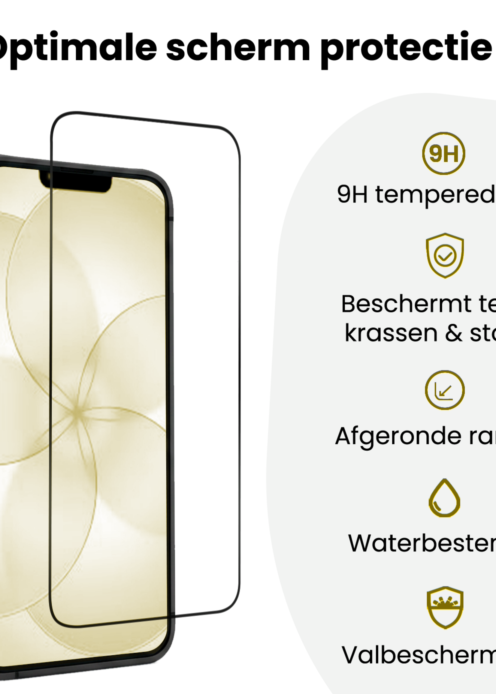 LUQ LUQ iPhone 17e Screenprotector Perfect Fit Kit - 2 PACK