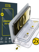 LUQ LUQ iPhone 16e Screenprotector Perfect Fit Kit - 2 PACK