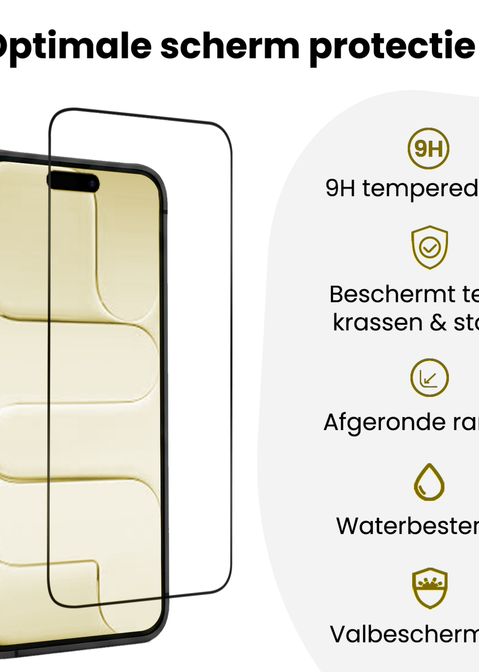 LUQ LUQ iPhone Air Screenprotector Perfect Fit Kit - 2 PACK