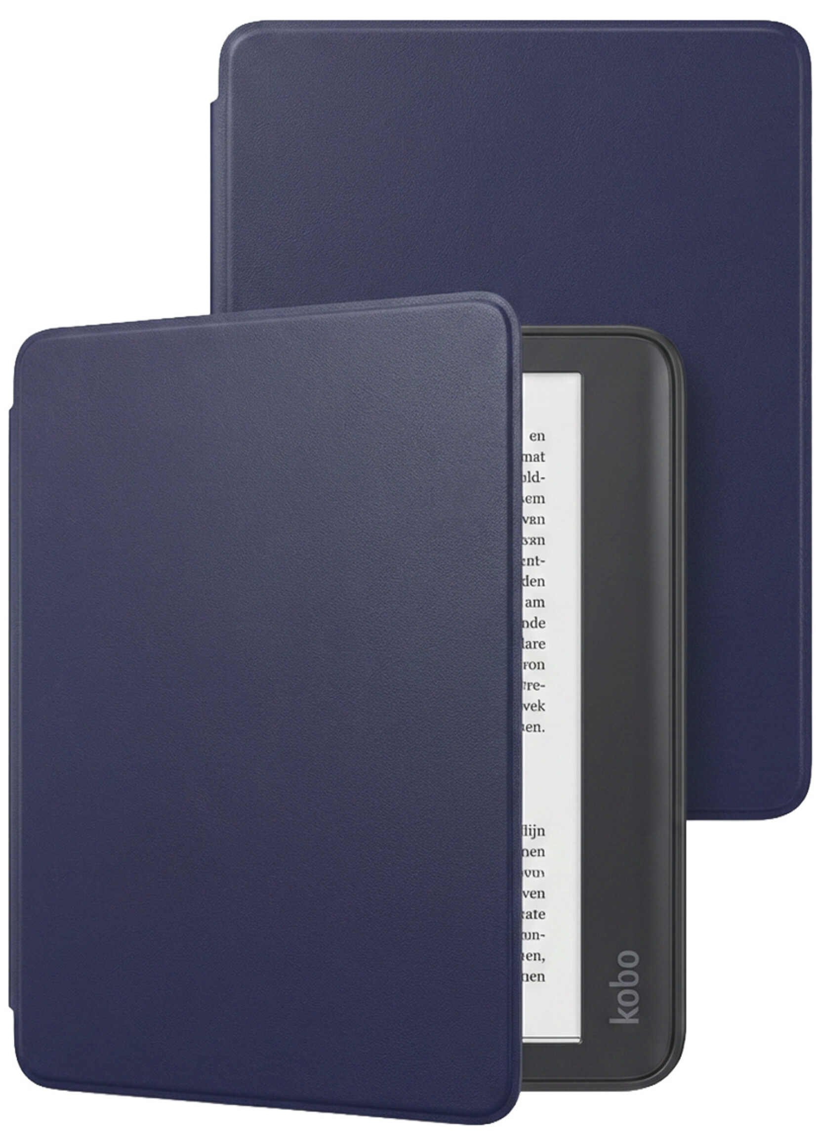 LUQ LUQ Kobo Elipsa 2E Hoesje - Donkerblauw