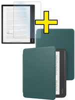 LUQ LUQ Kobo Elipsa 2E Hoesje Met Screenprotector - Donkergroen