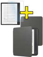 LUQ LUQ Kobo Elipsa 2E Hoesje Met Screenprotector - Grijs
