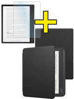 LUQ LUQ Kobo Elipsa 2E Hoesje Met Screenprotector - Zwart