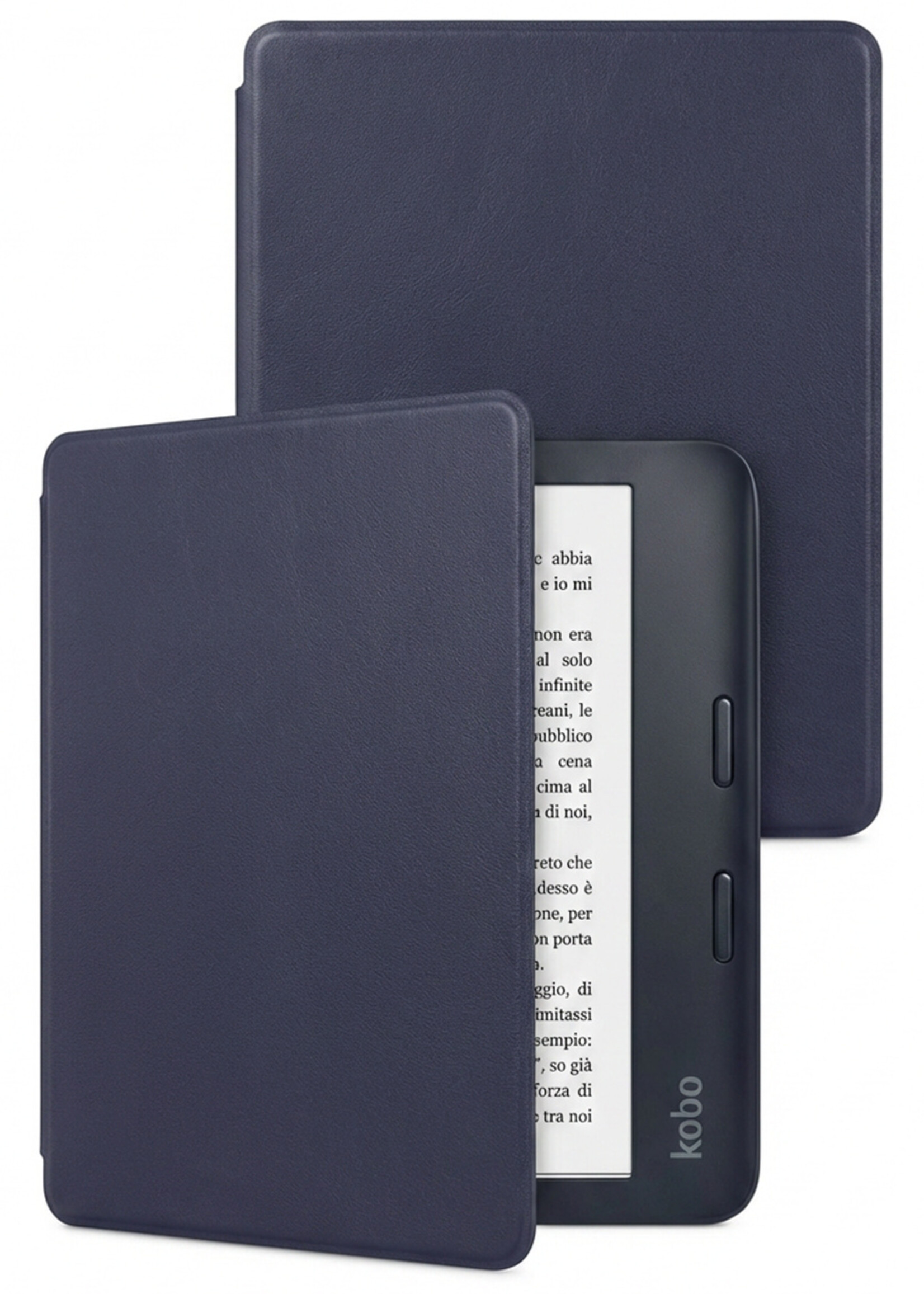 LUQ LUQ Kobo Libra 2 Hoesje - Donkerblauw