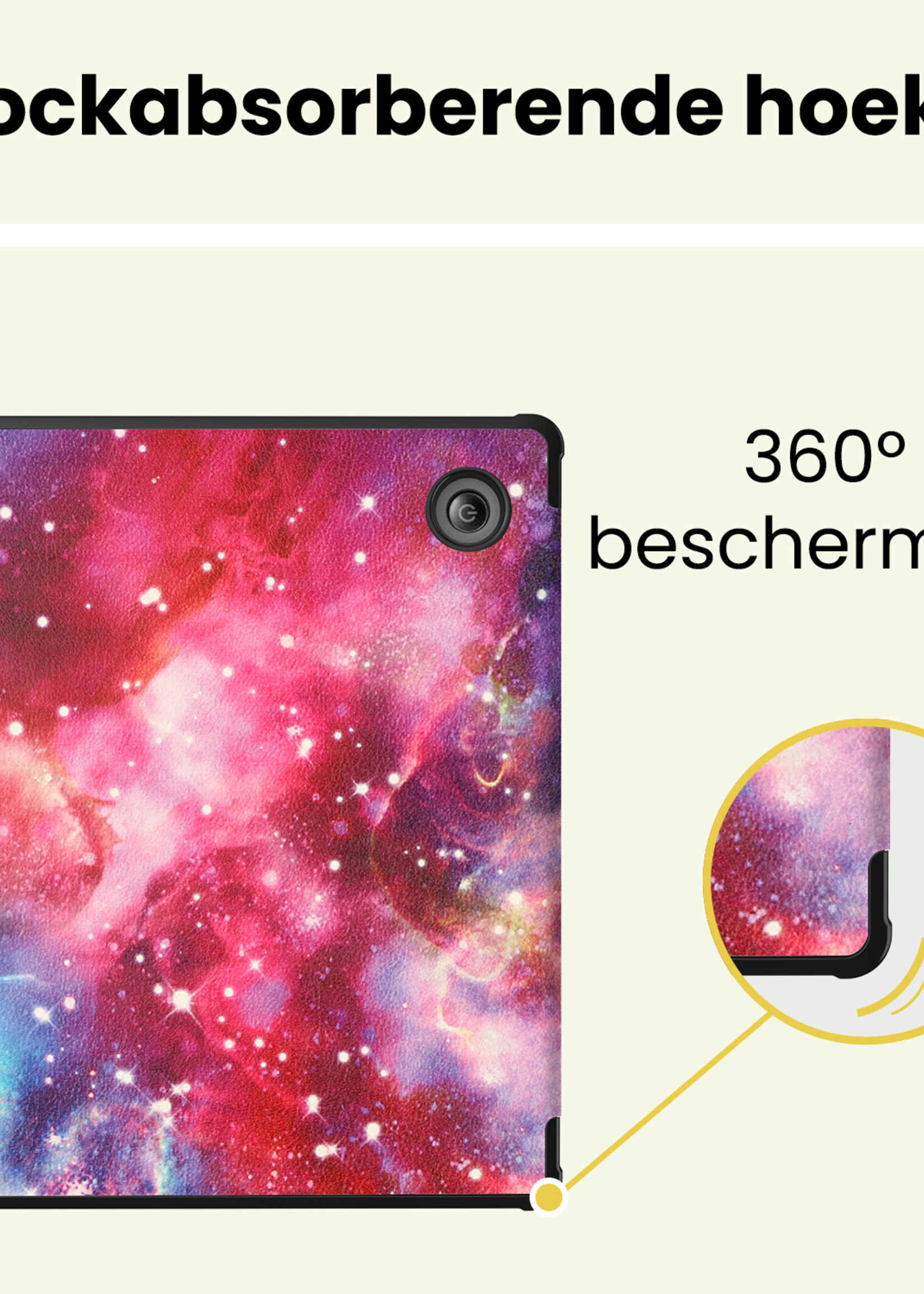 LUQ LUQ Kobo Libra 2 Hoesje - Galaxy