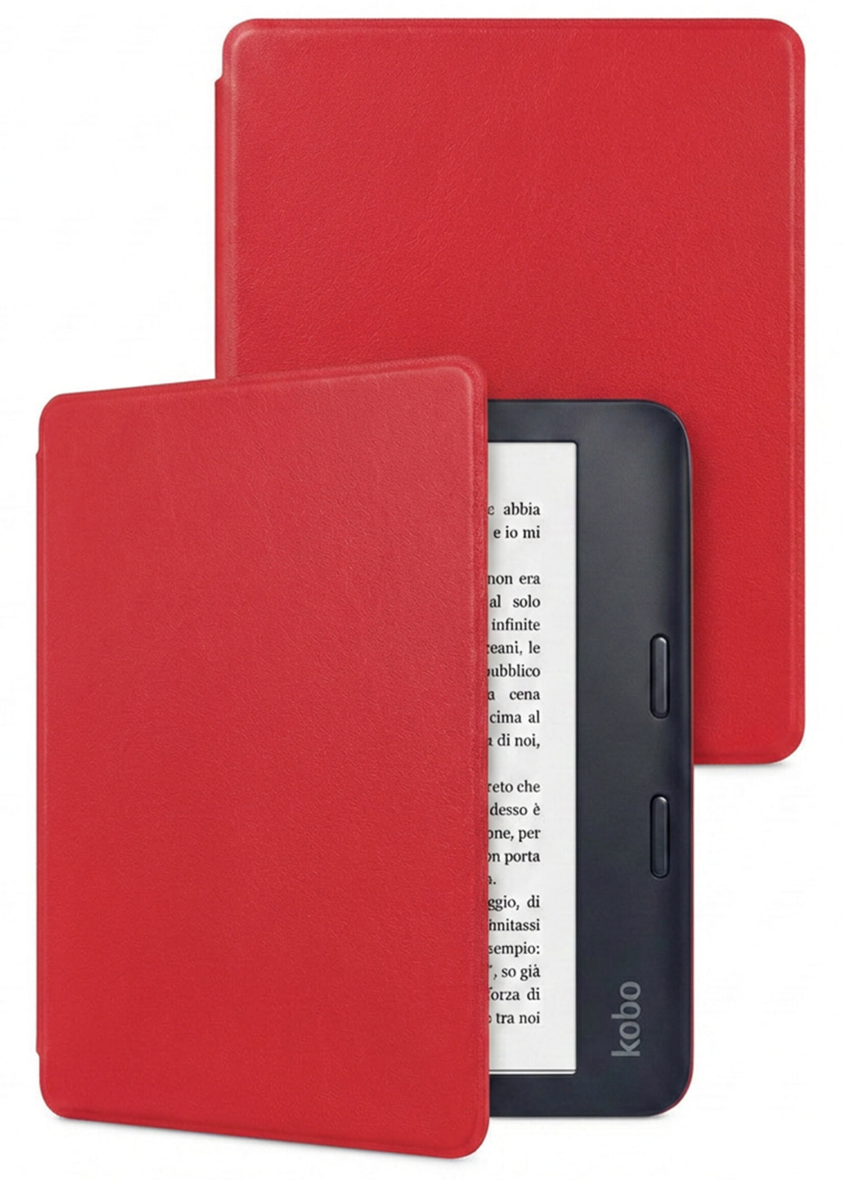 LUQ LUQ Kobo Libra 2 Hoesje - Rood