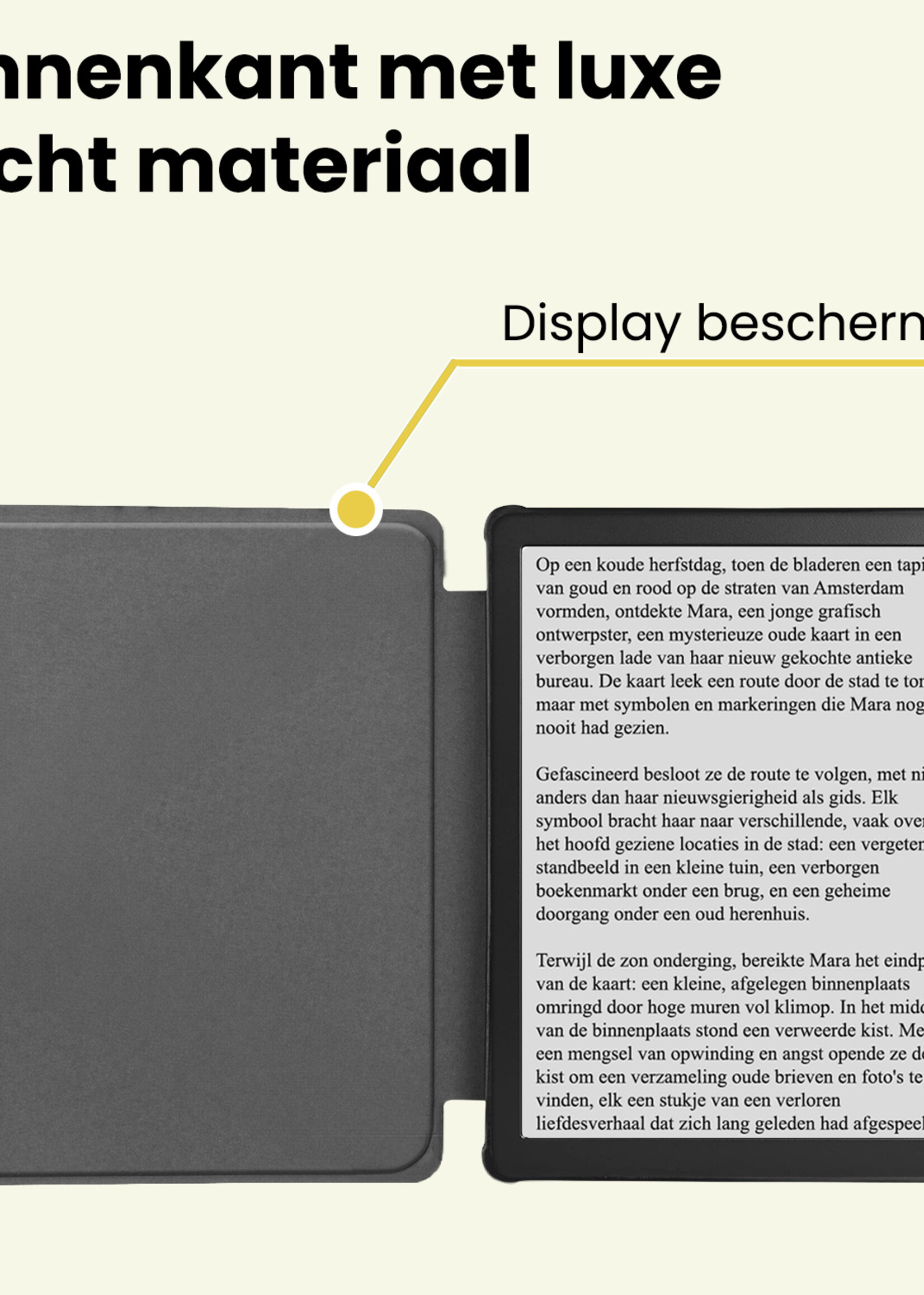 LUQ LUQ Kobo Libra 2 Hoesje Met Screenprotector - Bloesem