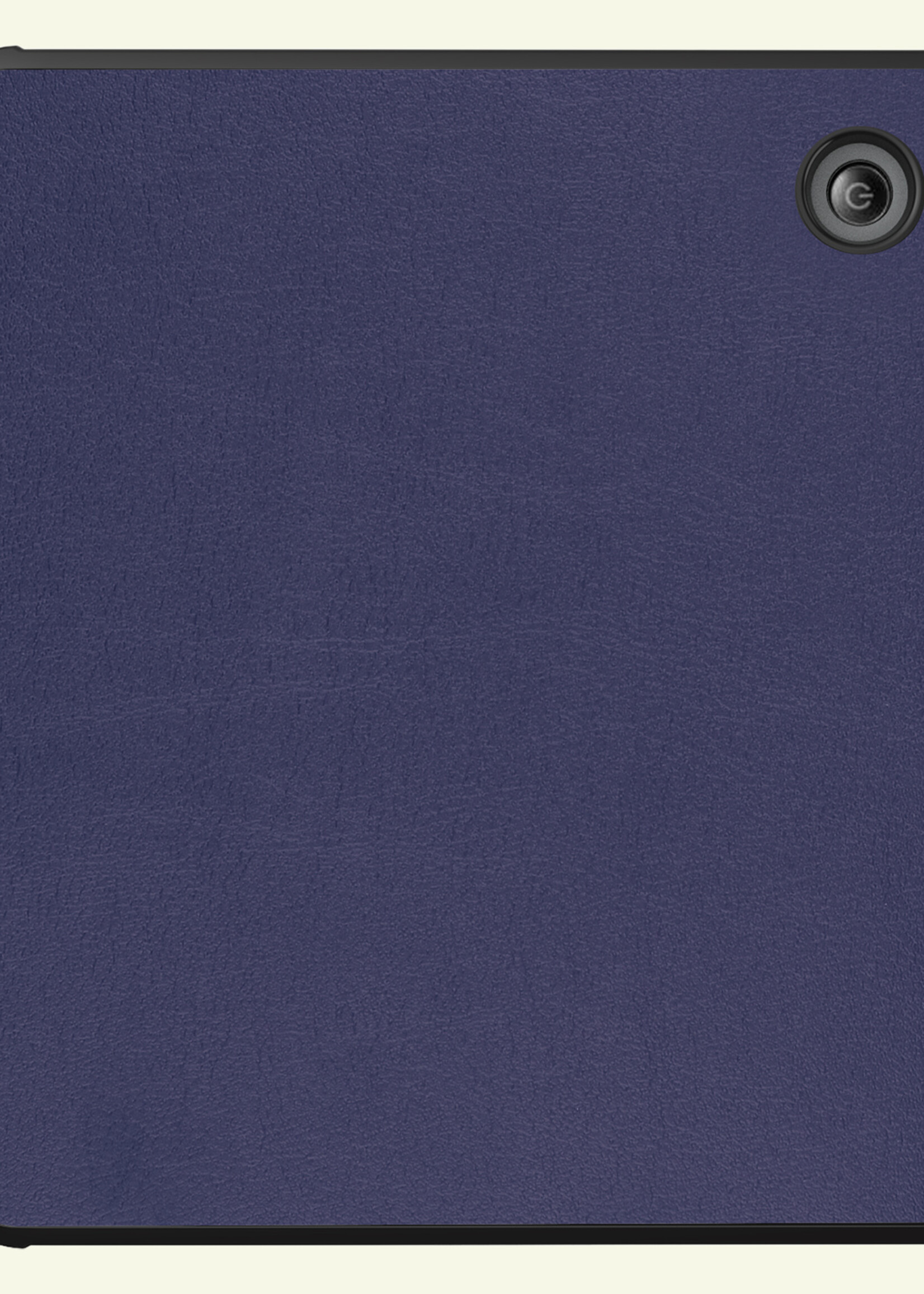 LUQ LUQ Kobo Libra 2 Hoesje Met Screenprotector - Donkerblauw
