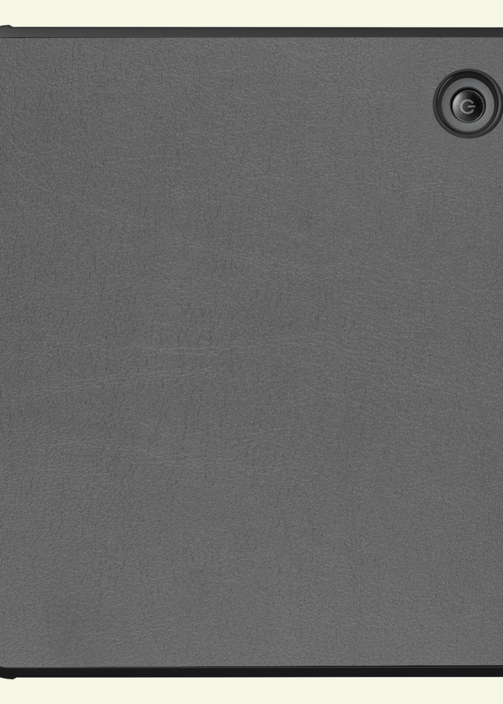 LUQ LUQ Kobo Libra 2 Hoesje Met Screenprotector - Grijs