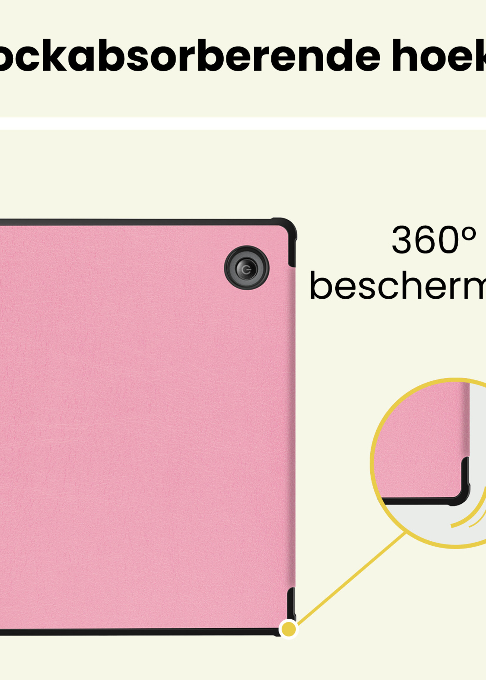 LUQ LUQ Kobo Libra Colour Hoesje - Roze