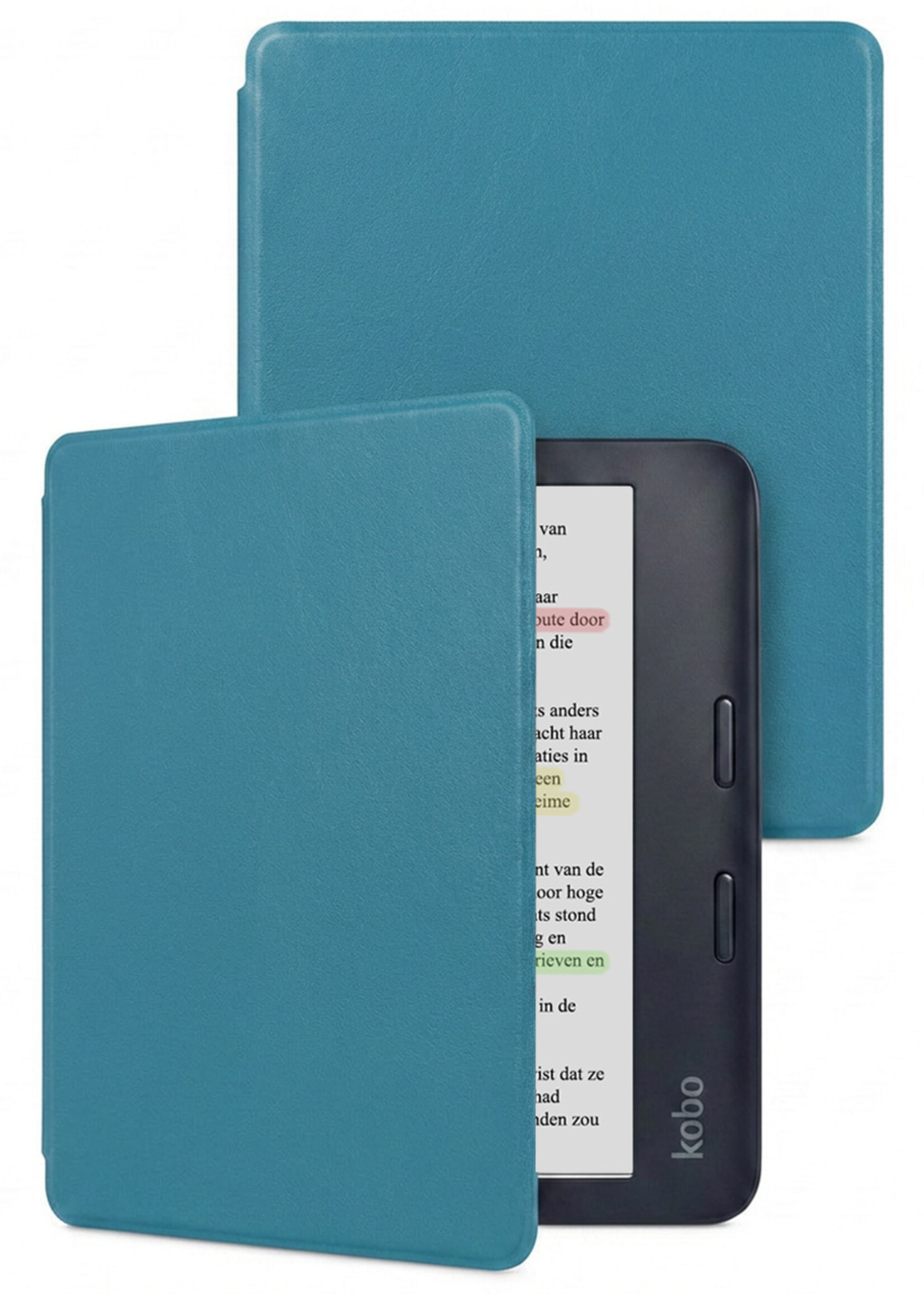 LUQ LUQ Kobo Libra Colour Hoesje - Turquoise