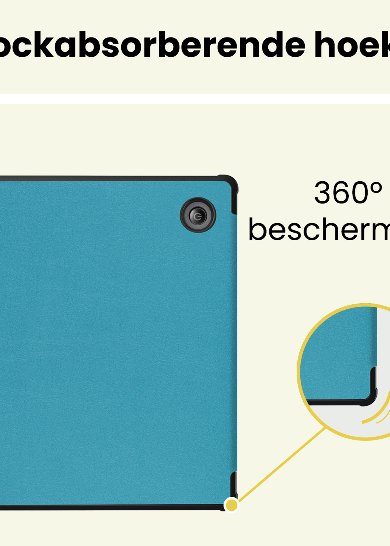 LUQ LUQ Kobo Libra Colour Hoesje - Turquoise