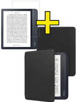 LUQ LUQ Kobo Libra H2O Hoesje Met Screenprotector - Zwart